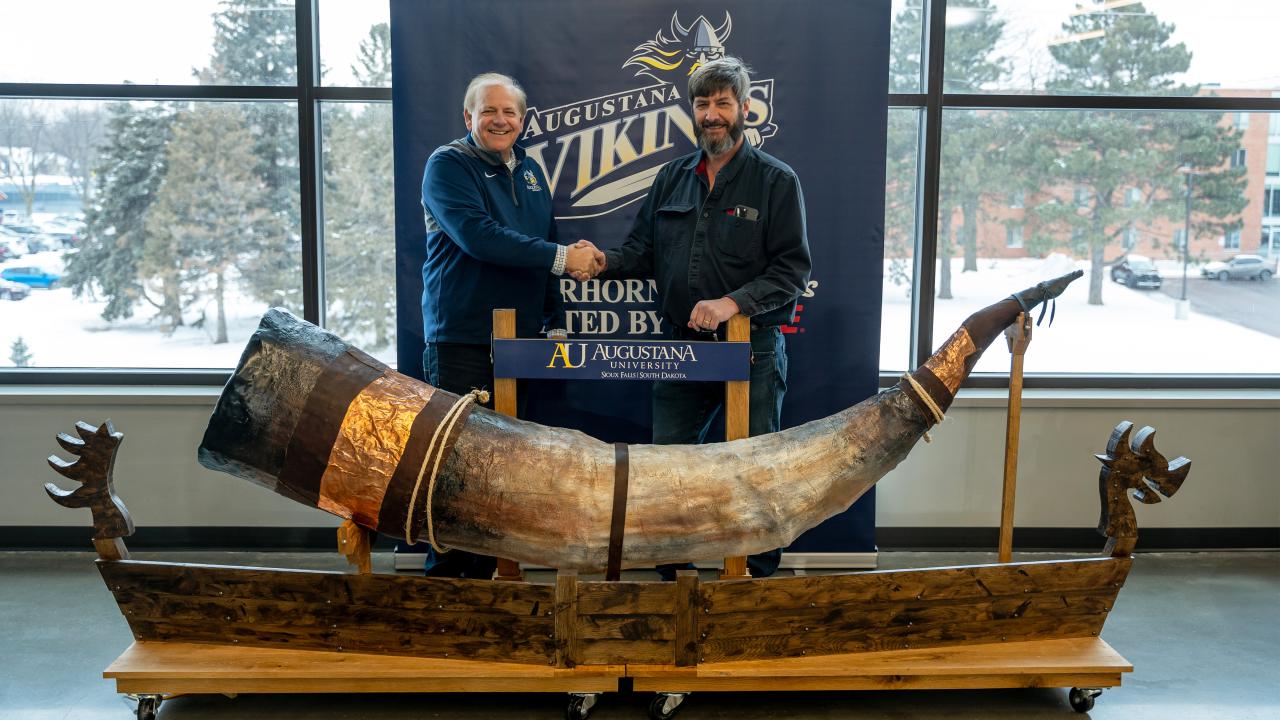 Labor of Love: Viking Ship Facade Made by Alumni Showcases